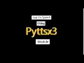 Text-to-speech in Python using pyttsx3 module