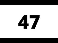 47 Second Countdown Timer White Screen With Sound Effect