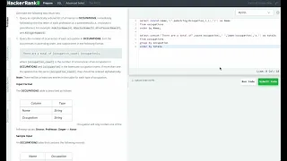Hackerrank SQL Solution Basic SQL - The PADS