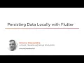 Flutter Skills Persisting Data Locally with Flutter Course