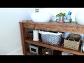 Open Shelf Bathroom Vanity
