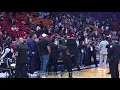 [HD] D’Angelo Russell says hi to Justise Winslow at Warriors (4-16) postgame tunnel at Miami Heat