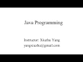 AOE Online Java Basic Class 01