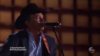 Alan Jackson George Strait sing Remember When Troubadour live 2016 CMA 50th concert 1080p
