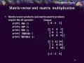 Numpy and linear algebra