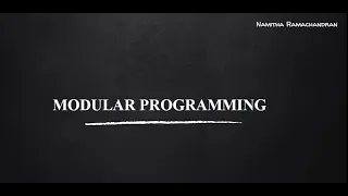 MODULAR PROGRAMMING IN C 55