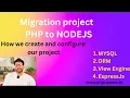 How to migrate PHP TO NODEJS APP