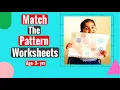 Match The Pattern Worksheets For Attention And Thinking