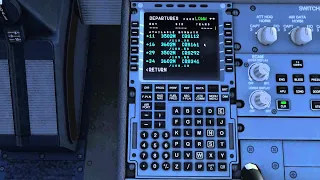 Tutorial - MSFS A32NX  How to add waypoints to an existing flight plan in the MCDU