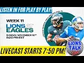 Lagu DETROIT LIONS VS PHILADELPHIA EAGLES LIVECAST! 7:50 PM START TIME!JOIN COACH DAN, RILEY \u0026 DEW CREW