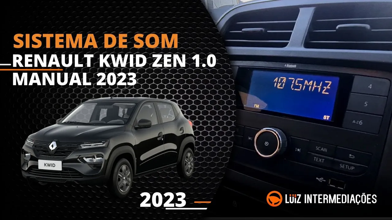 Sistema de Som | RENAULT KWID ZEN 1.0 MANUAL 2023