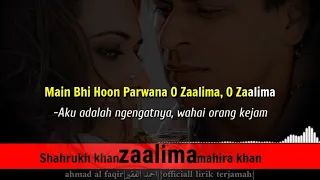 Download O Zaalima Shahrukh khan \u0026 mahira khan lirik terjamah bhs indo full lirik MP3