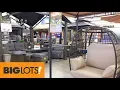 BIG LOTS PATIO FURNITURE CHAIRS SOFAS COUCHES HOME DECOR SHOP WITH ME SHOPPING STORE WALK THROUGH 4K