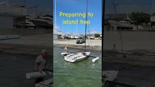 Redesigned dingy! #letsgosailing #adventureawaits #gosailing