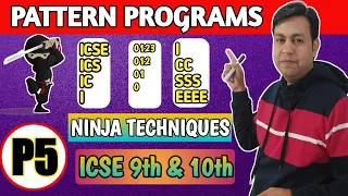 Part 5 Ninja Technique to solve String Pattern Programs in Java