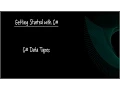 C Beginner Tutorial 5 - Data Types