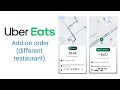 Uber Eats Add-On Step by Step Different Restaurant