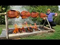 Download Lagu Roasting DUCK Over Blazing Fire: Crispy Golden Crust I Can't Forget!