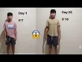 I Stretched For 30 Days To Grow Taller IT WORKS