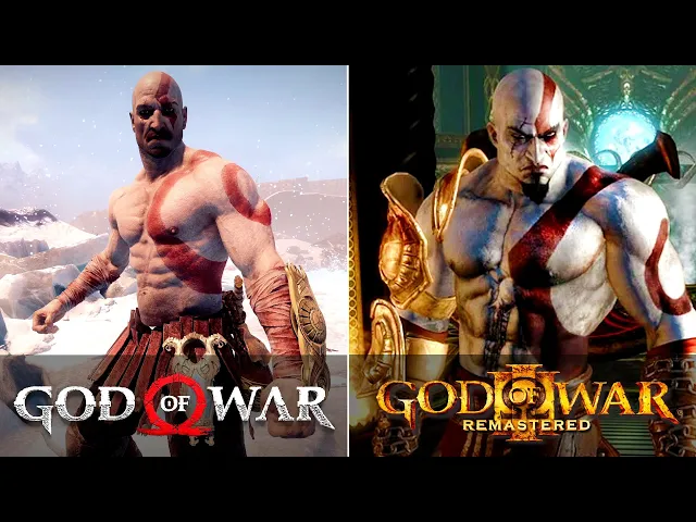 Young Kratos in God of War 4