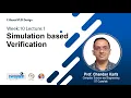 Lec 32 Simulation based Verification