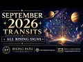 September 2026 Transits All Rising Signs Horoscope