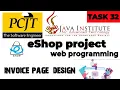 Web Project Task 32 java institute 1st Year e shop javainstituteforadvancedte1415