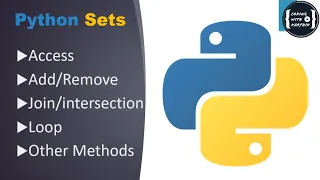 Python Sets Other Session 6 Coding With Karthik