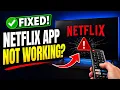 NETFLIX APP NOT WORKING ON SMART TV FIX IT IN 2 MINUTES UPDATE