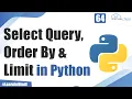 Select Query - Order By Limit in Python SQLite Python Tutorial