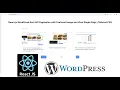 React js WordPress Rest API Pagination with Featured Image and View Single Page Tailwind CSS