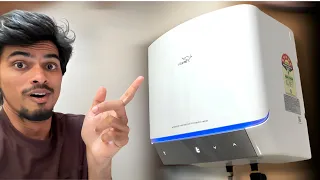 A Water Heater That Glows With Temperature | V-Guard Luxecube Unboxing