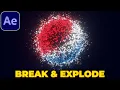 Break Shatter Logo Animation Tutorial in After Effects No Plugins