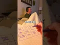 She made a bingo board for when he games