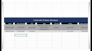 Como Fazer Planilha Ordem de Serviço no Excel