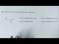 Carboxylic acid nomenclature example