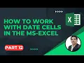 Apache POI Tutorial Part12 - How to work with Date Cells in the MS-Excel POI