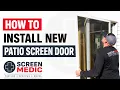 How To Install New Patio Screen Door