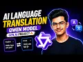 AI Language Translation Qwen Model - GEN AI PROJECT Complete code