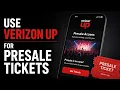 How to Use Verizon Up for Presale Tickets Verizon Up Presale Ticket Access Tutorial