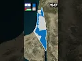 Evolution of Israel/Palestine Borders on Map