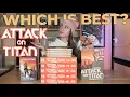 I Bought Every Attack on Titan Manga Edition - Which One s Best