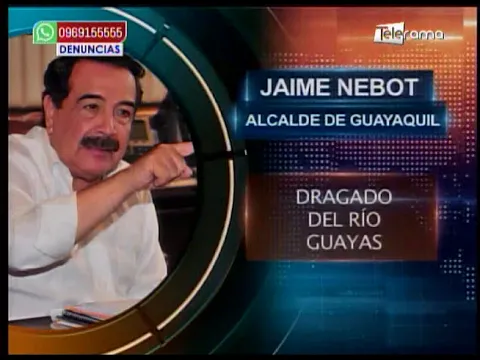 Nebot: Prefecturas de la cuenca del Río Guayas deberían intervenir en dragado