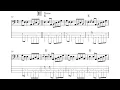 Marcus King - Blood on the Tracks - Bass Tabs with Bass Transcription