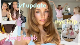 ivf update, mini trip to nyc, & my wife is sad so i am too