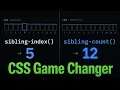 CSS siblingIndex is a Game Changer