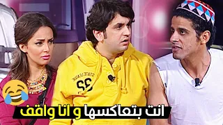 انت لو شايفني اريال مش هتعمل كده وانا واقف    رد فعل غير متوقع من حمدي موت الجمهور ضحك  مسرح مصر دندنها