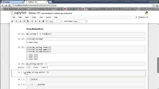 Python 101 2 String Manipulation