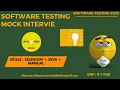 Software Testing Mock Interview Skills Manual Java Selenium Software Testing Zone