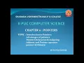 Chapter-11 Pointers part-1 by Mr Sunil Kumar H